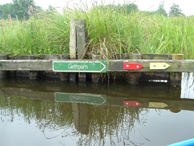 bewegwijzering Giethoorn