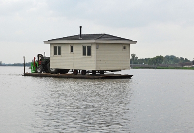 caravan vervoer over water