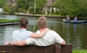 picknick aan water Dwarsgracht Giethoorn