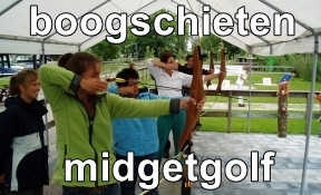 midgetgolf handboogschieten kruisboogschieten Giethoorn