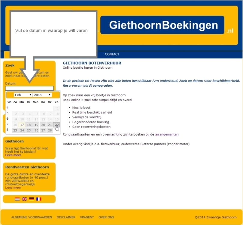 giethoorn boeking